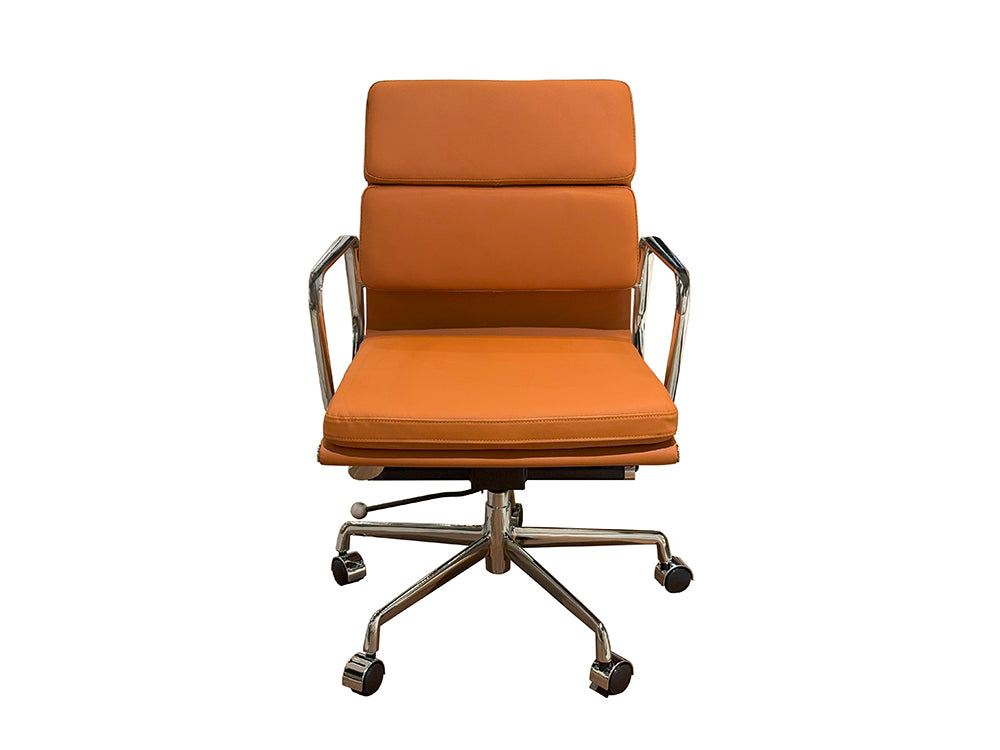 Eames Office Chair, Cognac Leather