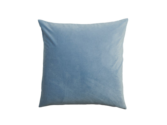 Light Blue Velvet Cushion Cover, 50x50cm