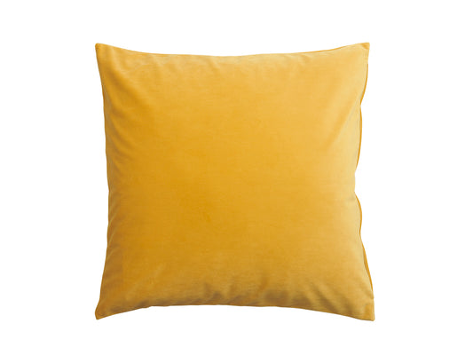 Mustard Velvet Cushion Cover, 50x50cm
