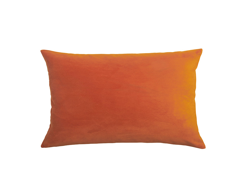 Rust Velvet Cushion Cover, 50x30cm