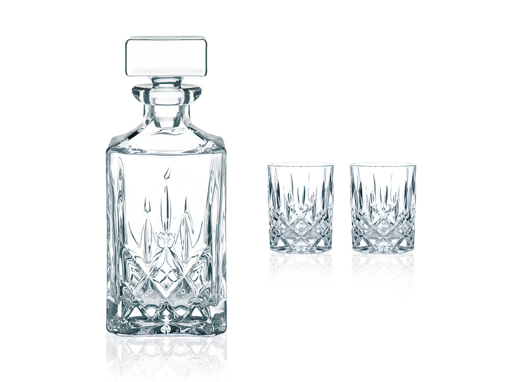 Noblesse Whisky Set, Decanter & 2 Glasses