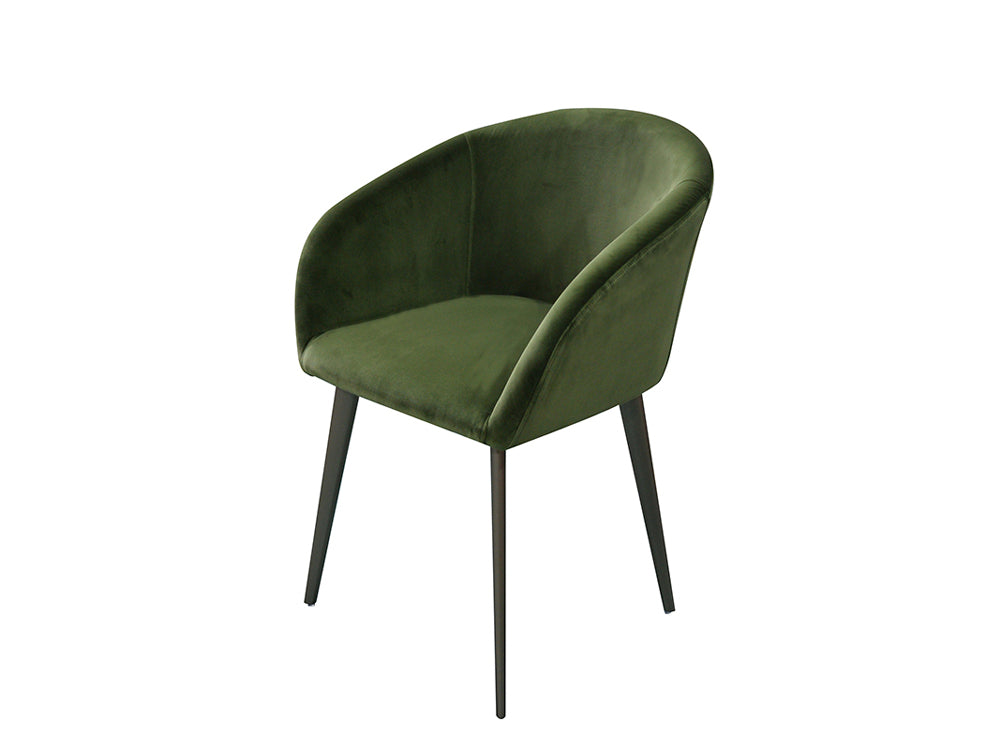 Tyson Chair, Green Velvet