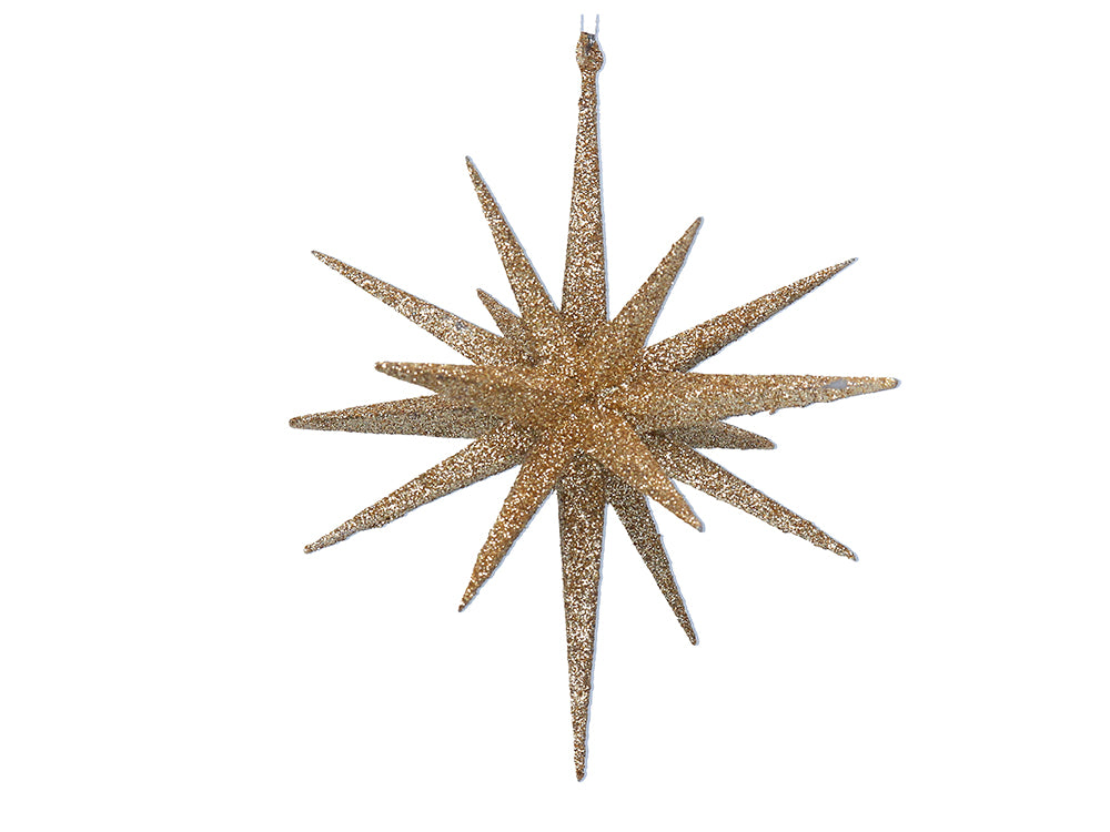 Glitter Bethlehem Star, Gold
