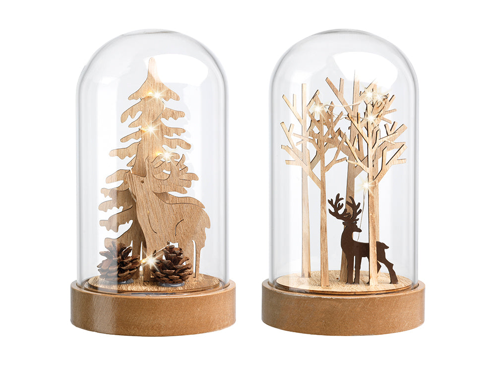 Forest & Stag LED Glass Dome