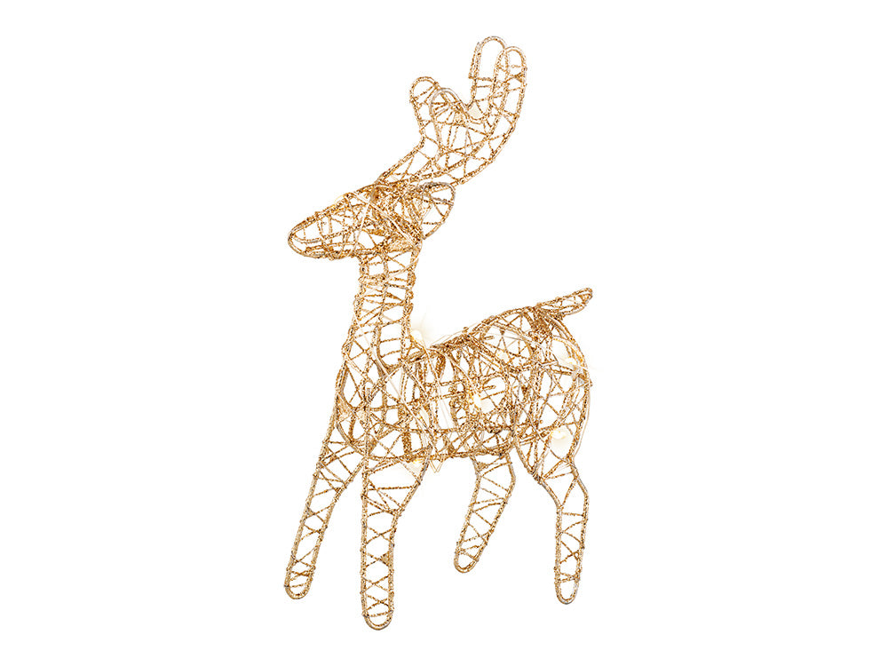 Reindeer LED Decoration, 21cm