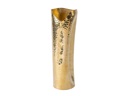 Distressed Vase, Gold Tall