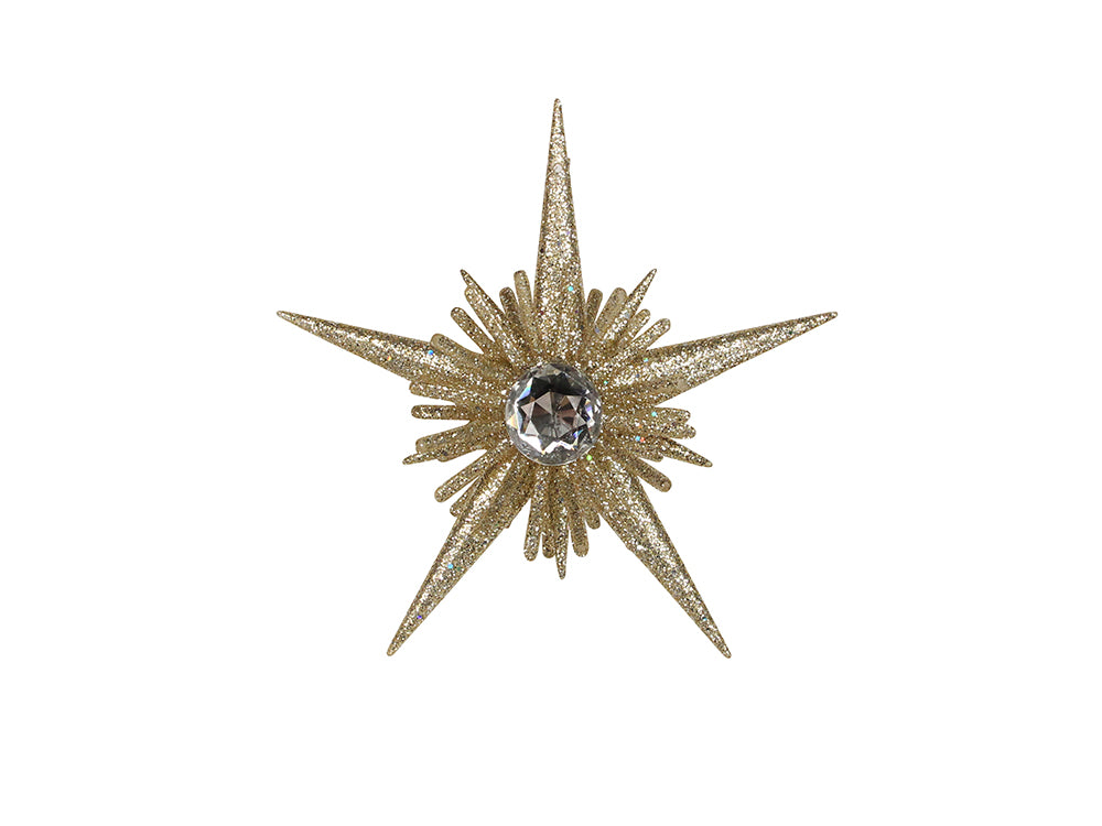 Gold Glitter Starburst