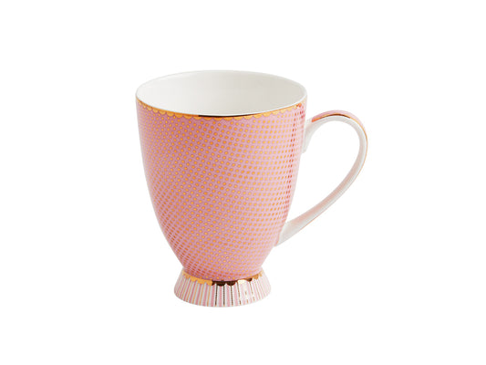 Regency Footed Mug, Pink
