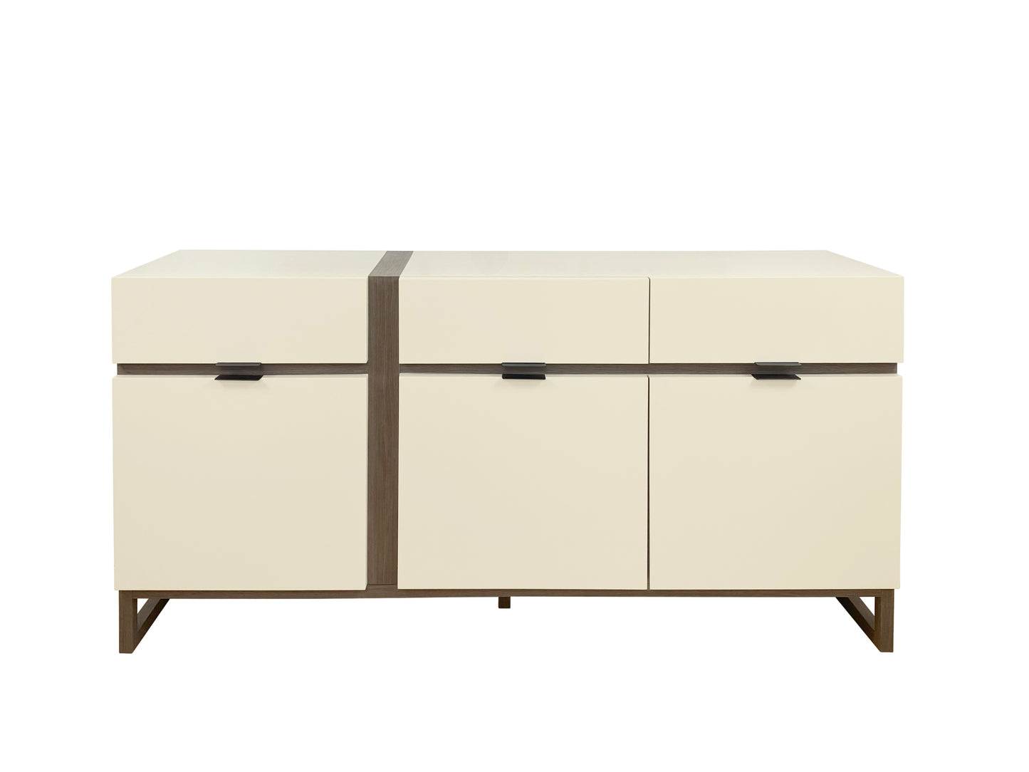 Malta sideboard front view showing Italian-inspired cabinet design