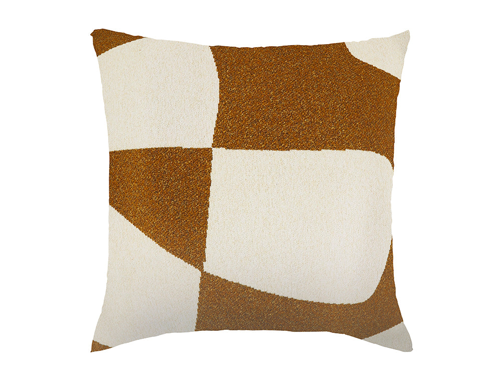 Patches Cushion Cover, Mustard 50x50