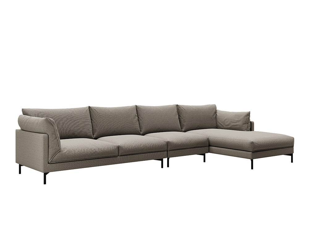 Julian 5 Seat With Chaise Sofa