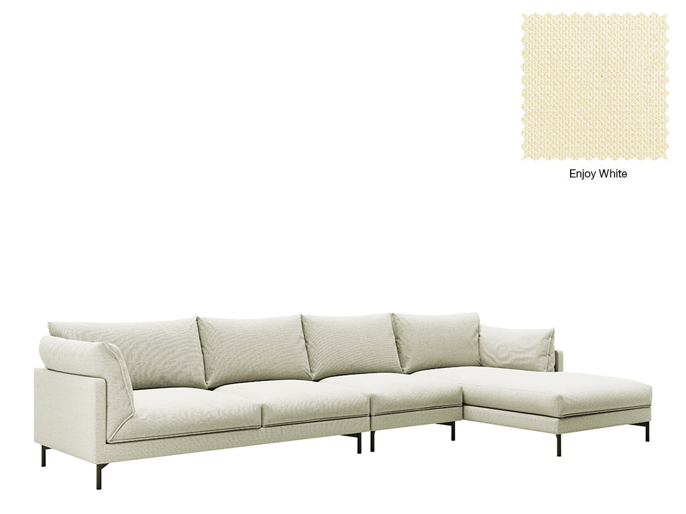 Julian 5 Seat With Chaise Sofa