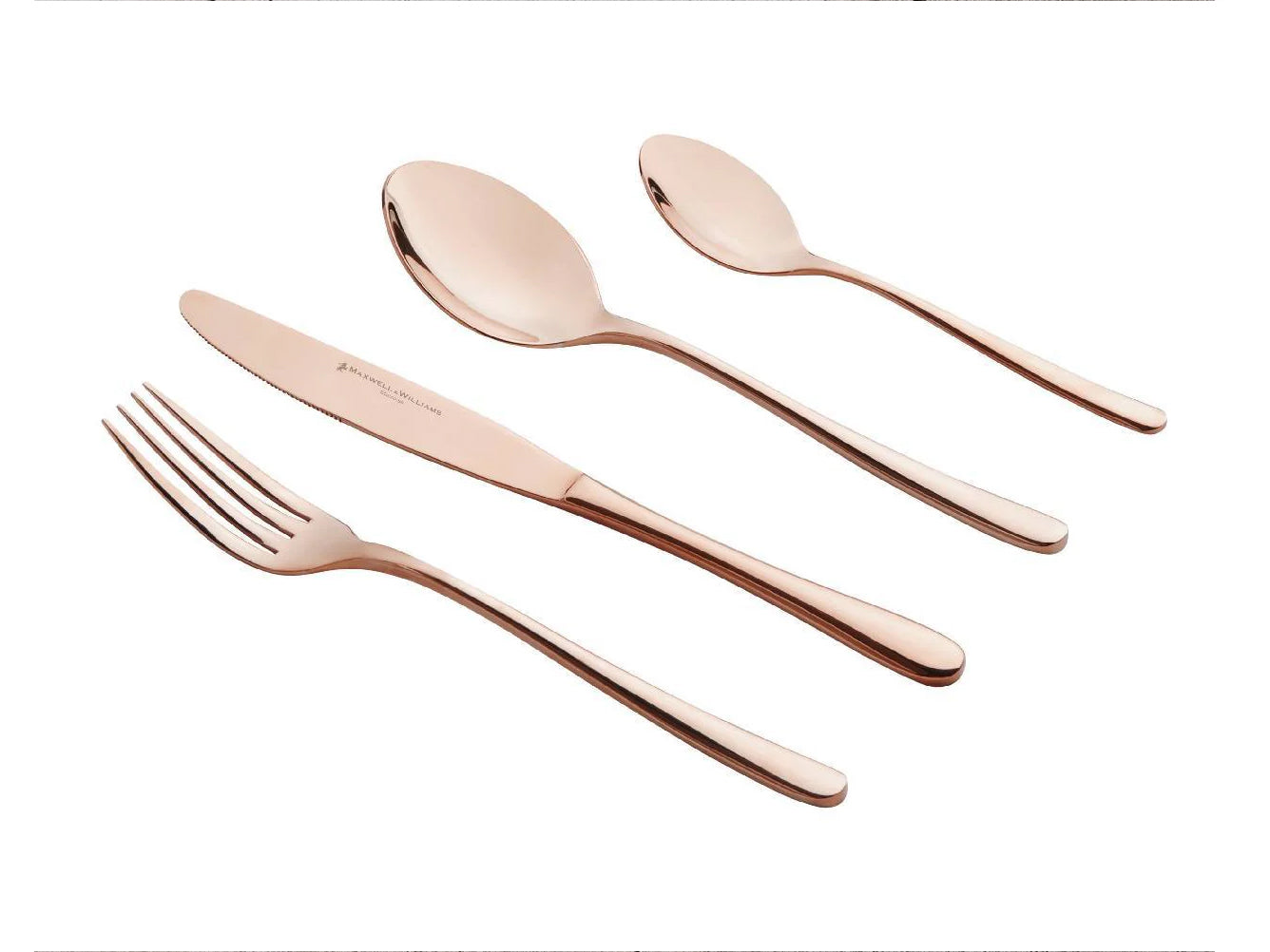 Leveson Cutlery Set of 24 pcs, Rose Gold