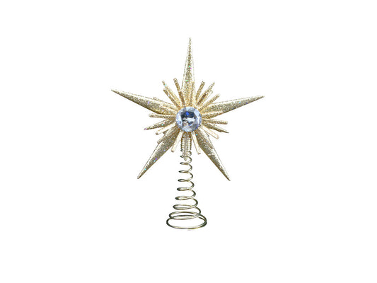 Glitter Starburst Star Tree Topper