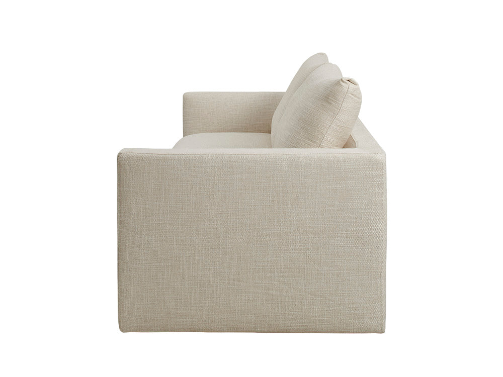 Basel 2.5 Seat Sofa Dover Oat Fabric