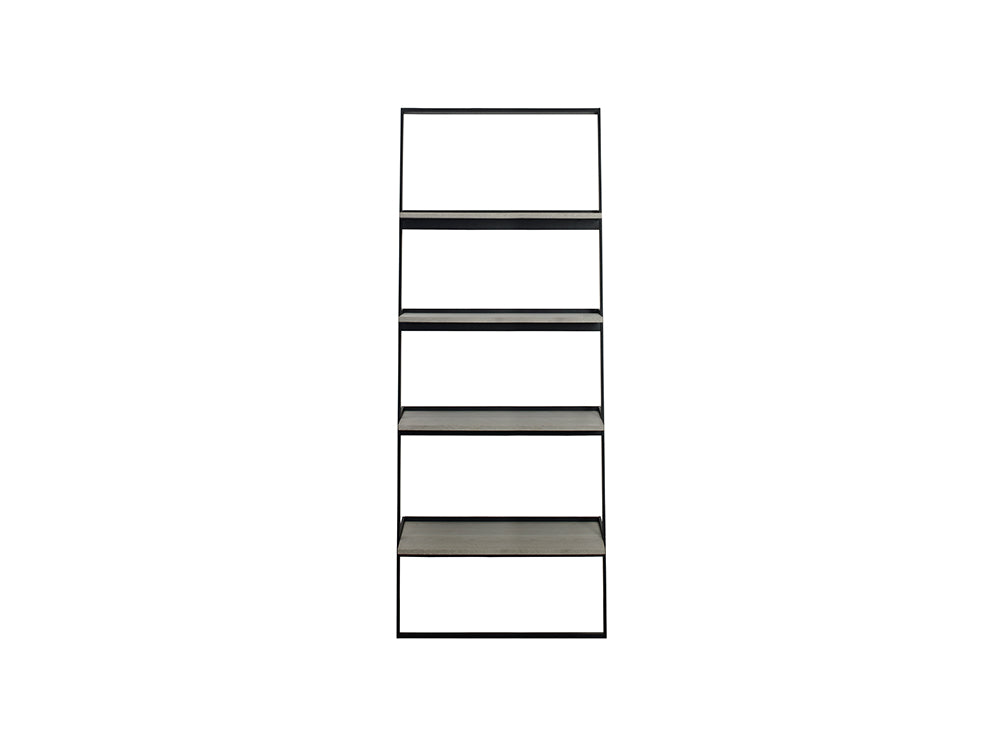 Tivoli Leaning Bookcase, Grey