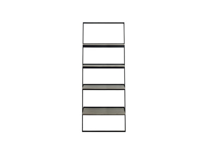 Tivoli Leaning Bookcase, Grey