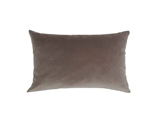 Charcoal Velvet Cushion Cover, 50x30cm