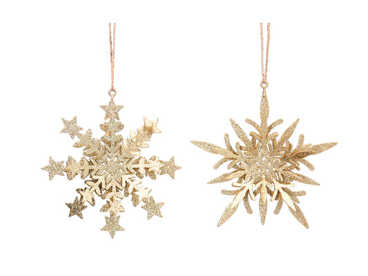 Gold Layered Snowflake