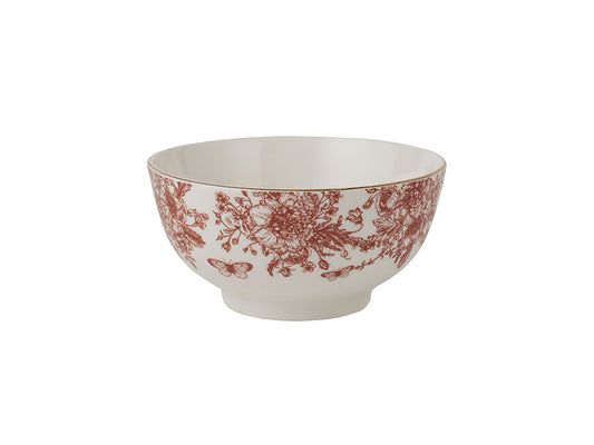 Flora Cereal Bowl, Red 15cm