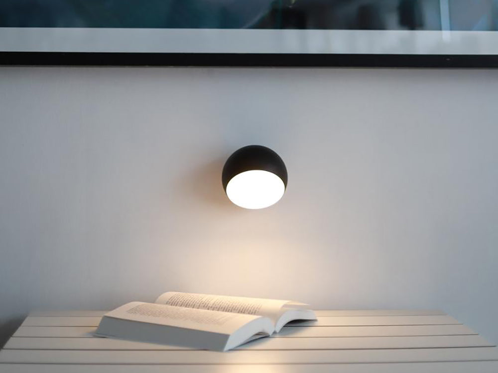 LOU Rechargeable Portable Wall Light, Black