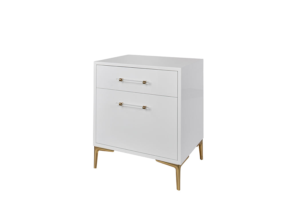Ariel 2 Drawer Bedside Table Small