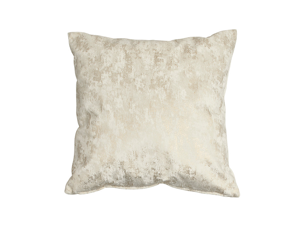 Shimmering Water Velvet Cushion Cover, Cream 50x50cm