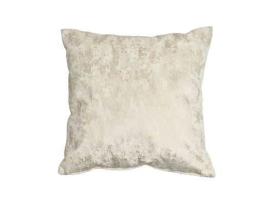 Shimmering Water Velvet Cushion Cover, Cream 50x50cm