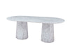 Giovanni Oval Marble Dining Table