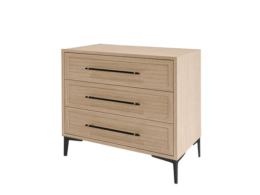 Aaron 3 Drawer Chest, Natural