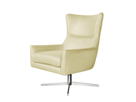 Dominic Swivel Chair Astoria Cream Leather
