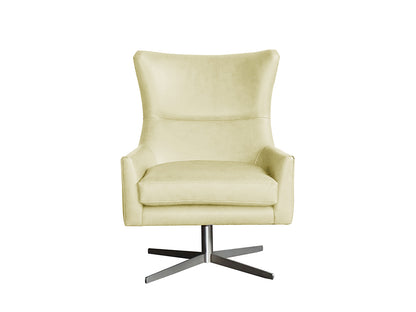 Dominic Swivel Chair Astoria Cream Leather