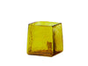 Iduna Glass Cube, Ochre Small