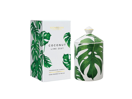 Coconut Lime Zest Ceramic Candle