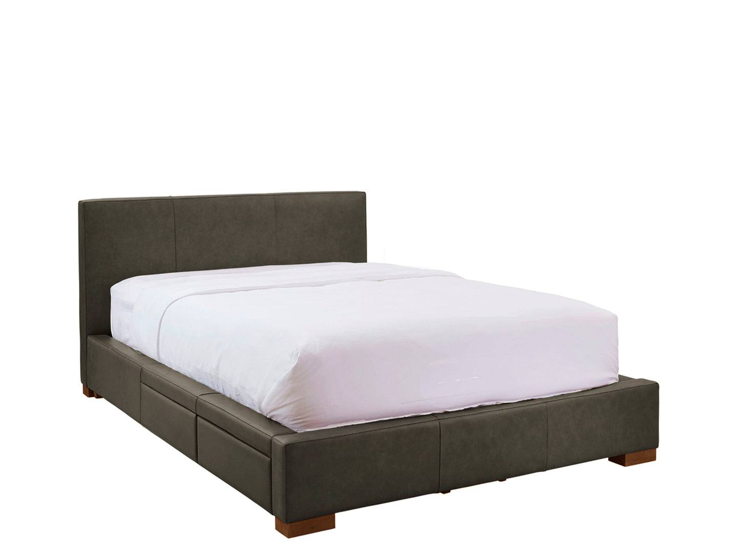 Moderna Bed With 2 Drawers Left