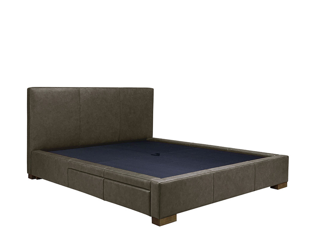 Moderna Bed With 2 Drawers Left