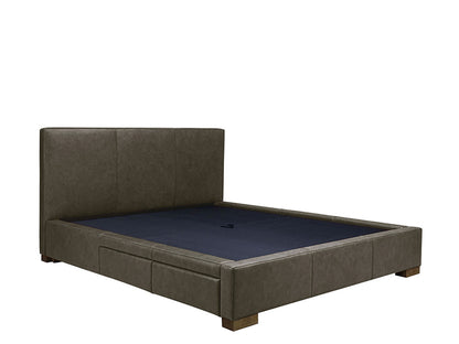 Moderna Bed With 2 Drawers Left