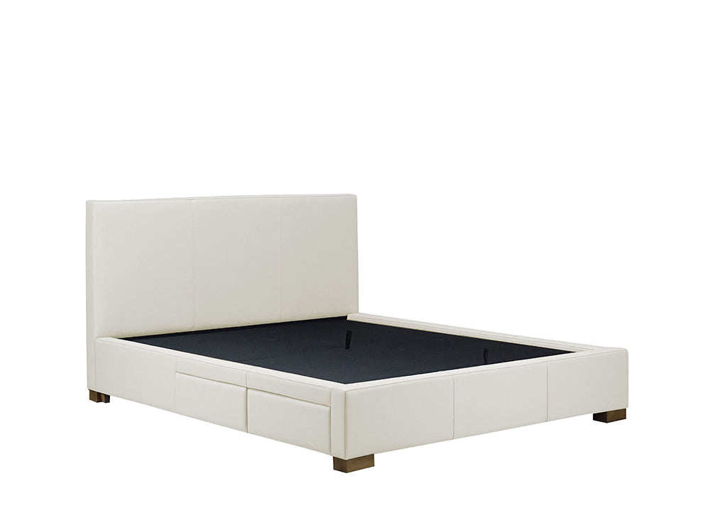 Moderna Bed With 2 Drawers Left