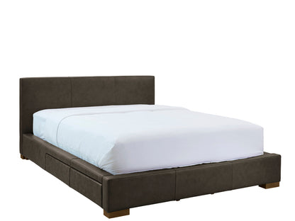 Moderna Bed With 2 Drawers Left