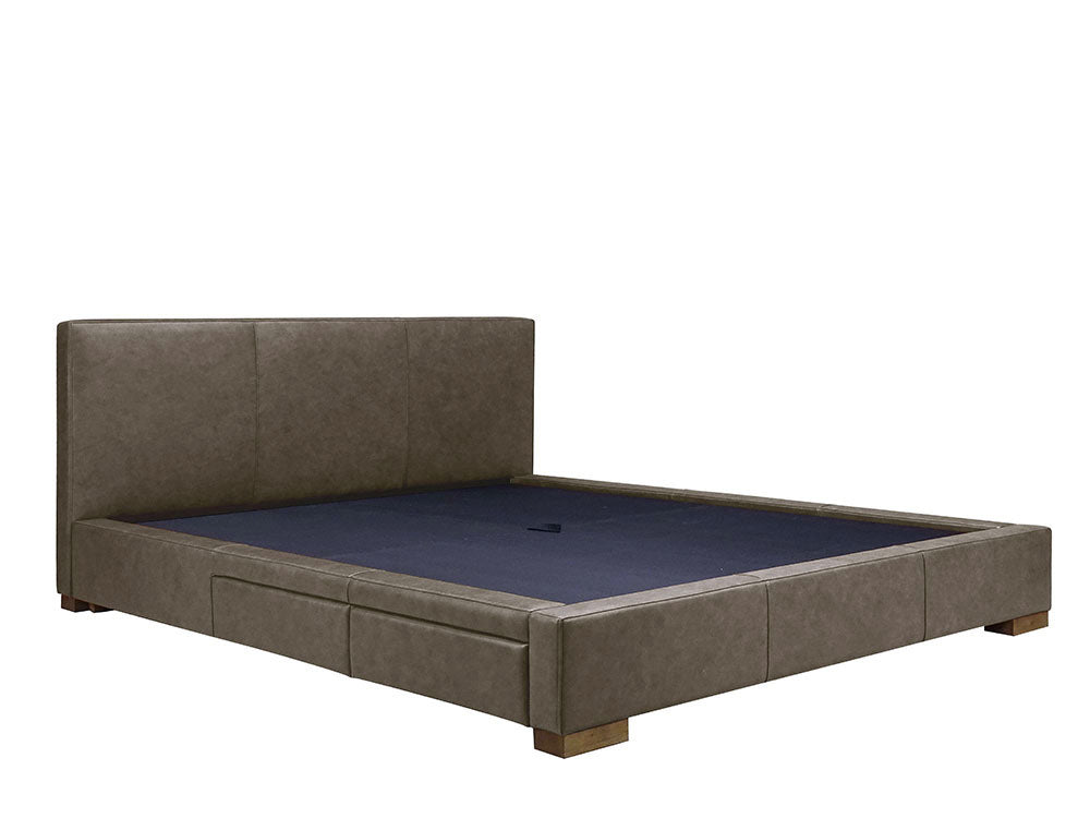 Moderna Bed With 2 Drawers Left