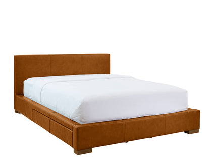 Moderna Bed With 2 Drawers Left
