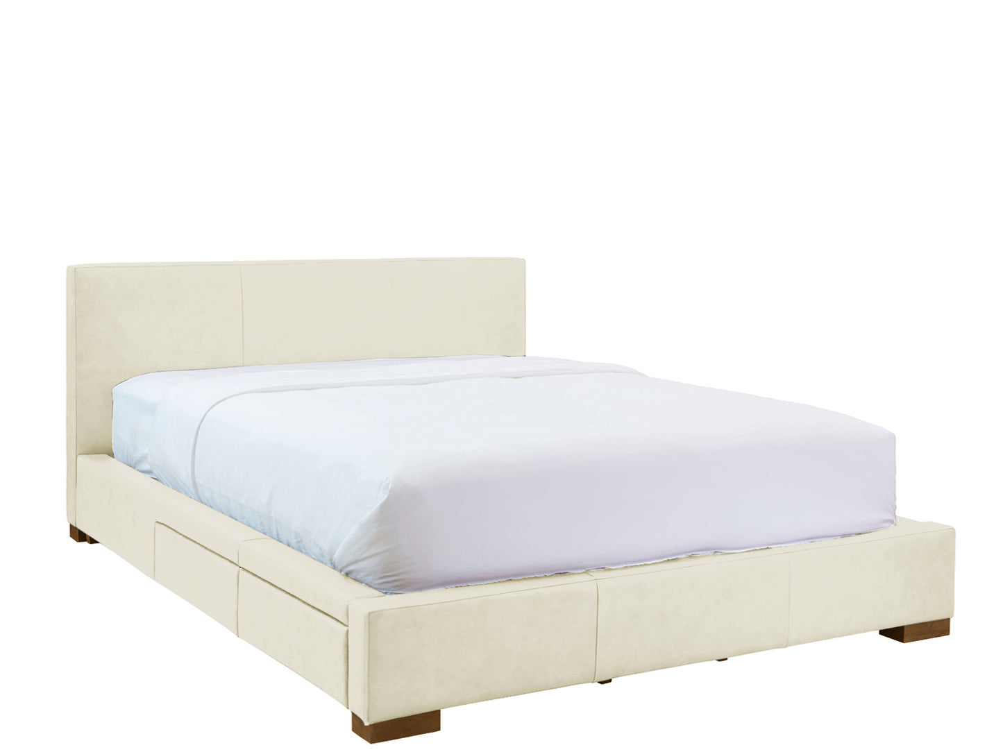 Moderna Bed With 2 Drawers Left