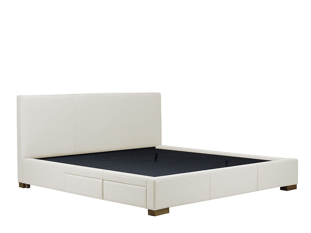 Moderna Bed With 2 Drawers Left