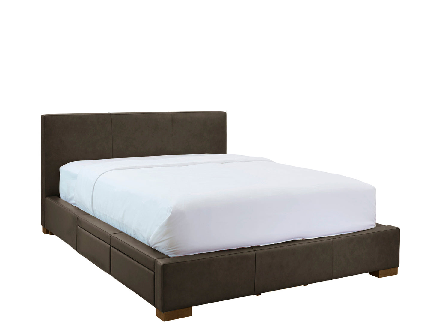 Moderna Bed With 2 Drawers Left