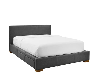 Moderna Bed With 2 Drawers Left