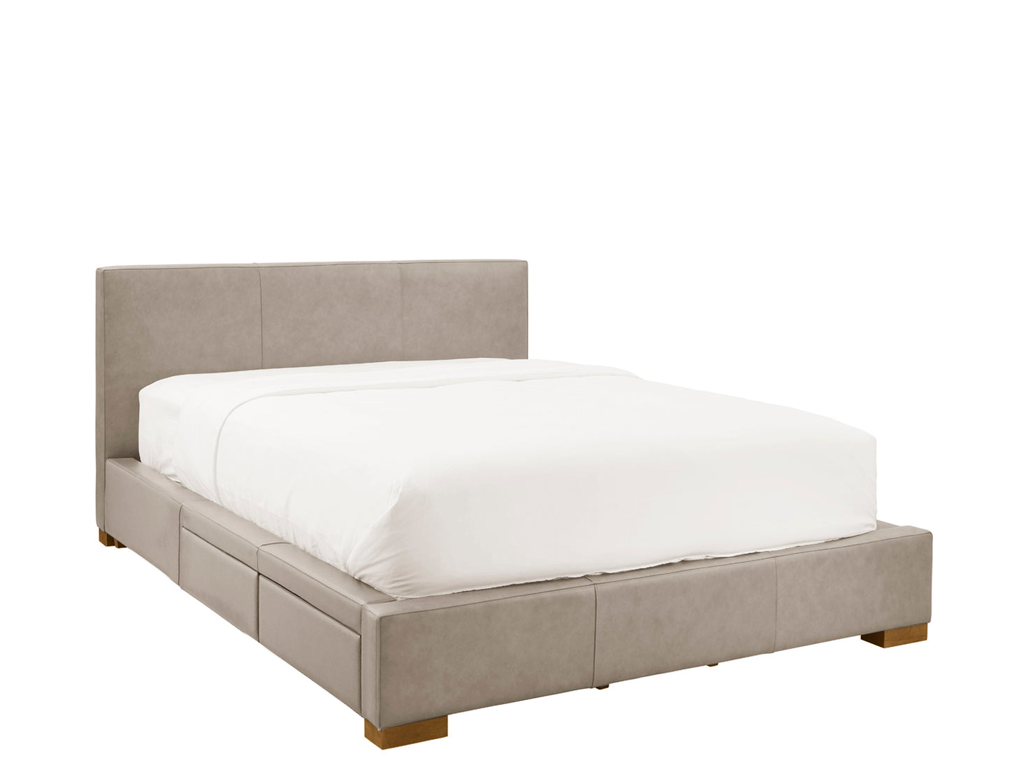 Moderna Bed With 2 Drawers Left