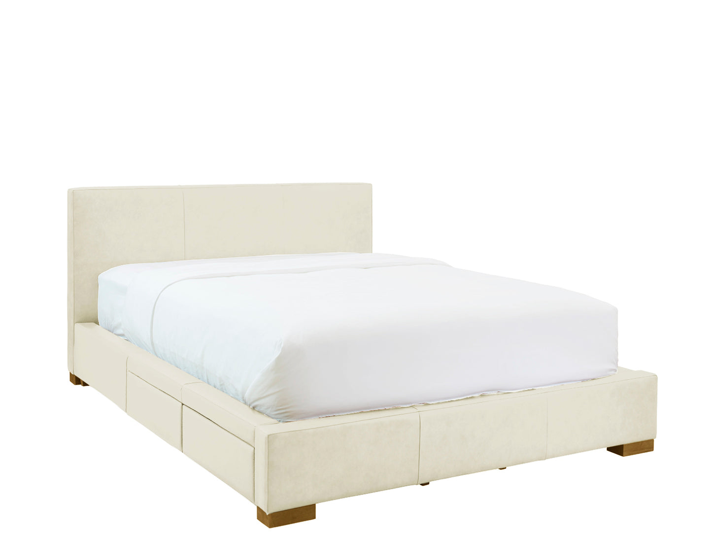 Moderna Bed With 2 Drawers Left