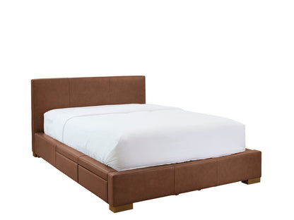 Moderna Bed With 2 Drawers Left