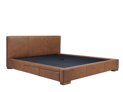 Moderna Bed With 2 Drawers Left