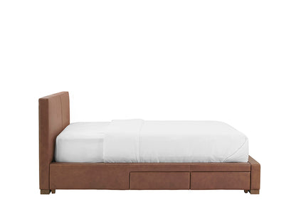 Moderna Bed With 2 Drawers Left